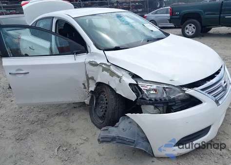 2013 Nissan Sentra S z USA, uszkodzony, nr VIN 3N1AB7APXDL693819